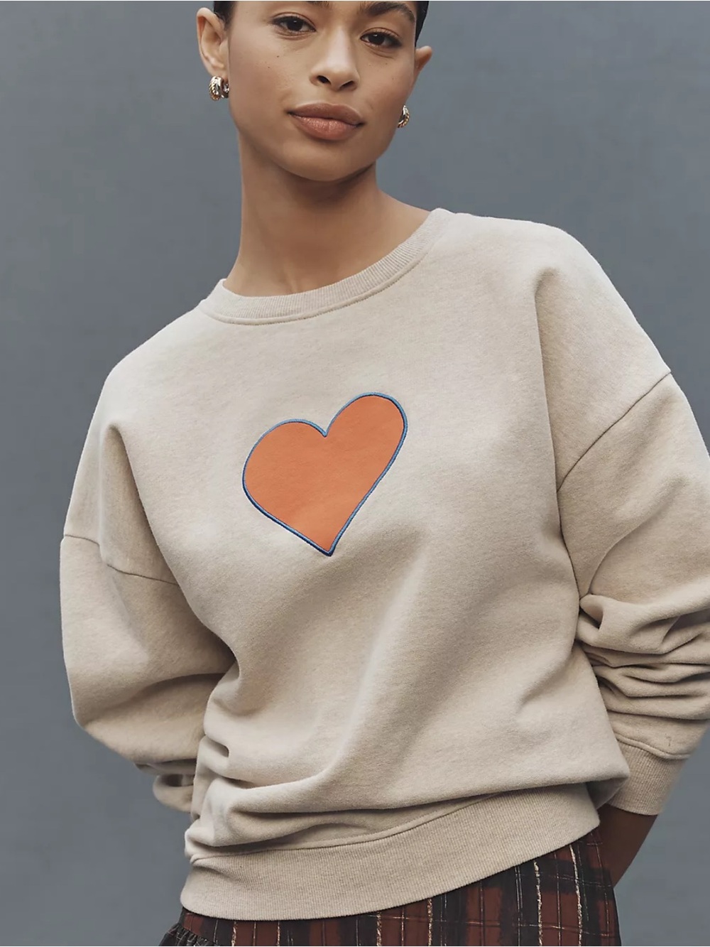KULE The Oversized Heart Sweatshirt